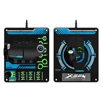 Saitek Pro X-56 Rhino H.O.T.A.S. Video Game Flight Controller for PC (SCB432210002/01/1)