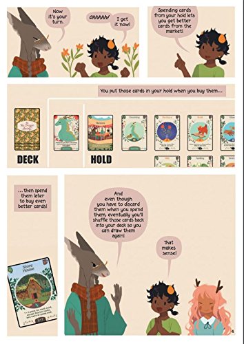 Renegade Game Studios The Tea Dragon Society Card Game - Deck Building | Fantasy Board Game for 2-4 Players Ages 10+, Based on Katie O'Neill Graphic Novel, Includes Adorable Dragon Illustrations