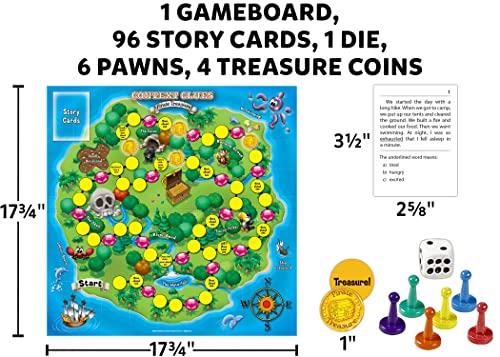 Edupress Learning Well Games Context Clues Game Blue Level-Pirate Treasure Game (LRN301)