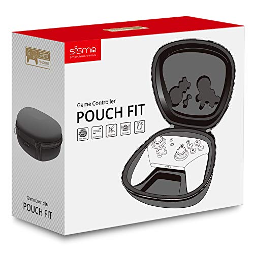 sisma Carry Case Compatible with Nintendo Switch & Switch 2 Pro Controller (2025), Hard Shell Travel Protective Case Portable Carrying Bag -Special Edition - color: Gold