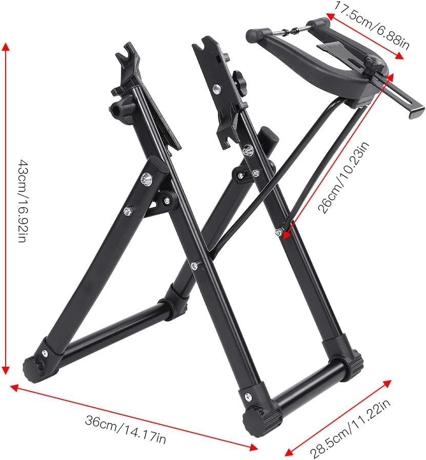 Keenso Wheel Truing Stand - Foldable Home Mechanic Stand for 16" - 29" 700C Wheels