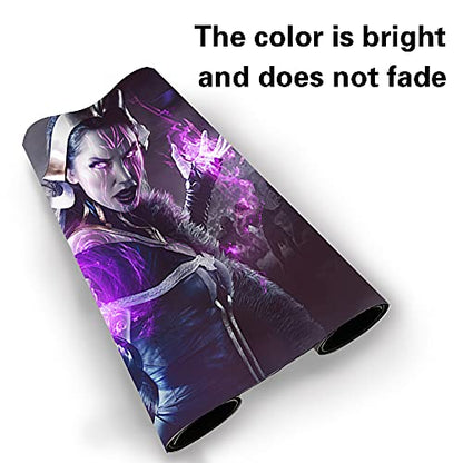 Board Game MTG Playmat Games Size 60X35 cm CCG Compatible for MTG CCG RPG Trading Card Game (Liliana) - color: Liliana