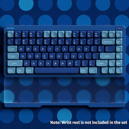 nuphy Halo75 V2 Mechancial Gaming Kyeboard,75% Wireless Hot Swappable Bluetooth Keyboard,83 Kyes RGB Backlit Keyboard,Support Bluetooth/2.4GHz/USB-C (Blue, Lemon (55gf)) - color: Blue, size: Lemon (55gf)