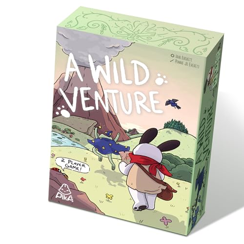 A Wild Venture Board Game | Adventure Strategy Game with 100+ Unique Cards, Fast-Paced Gameplay for Kids & Adults, Ages 10+, 2 Players, 40-60 Mins