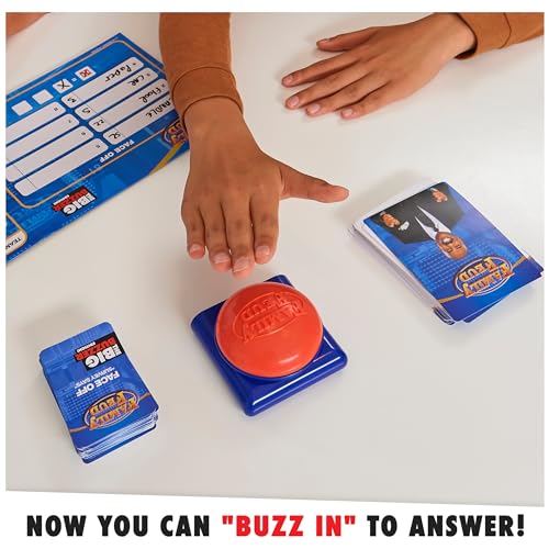 Spin Master Family Feud Big Buzzer Game, Amazon Exclusive “Buzz in” with The Electronic Buzzer Board Game for Hilarious Family Fun, Ages 8 and up - color: Includes Buzzer