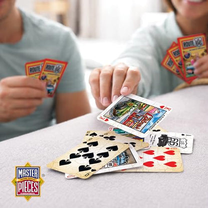 MasterPieces Officially Licensed Route 66 Playing Cards - 54 Card Deck for Adults - style: Route 66