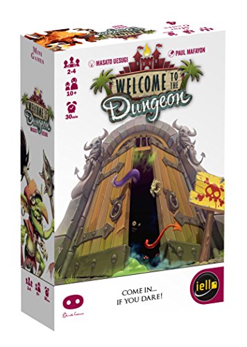 IELLO: Welcome to The Dungeon, Push-Your-Luck Elements, Disappearing Equipment, Strategy Board Game, 30 Minute Game Play, 2 to 4 Players, Ages 10 and Up - style: Original