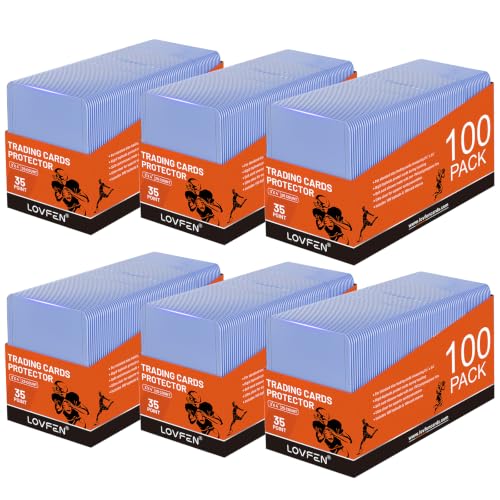 600 Card Sleeves Hard Plastic - 600 35PT Toploads for Cards, 3"X4" Baseball Cards Protectors for Trading TCG Sports Football Collectible Cards - size: 600 TOPLOADERS