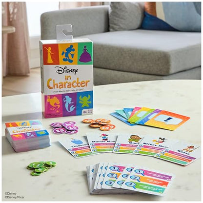 Spin Master Games Disney in Character Guessing Family Game | Act Out & Guess Disney Characters, Encourages Creative Thinking STEM Skills, Family Game Night, For 2-4 Players, Ages 8+ - style: Modern