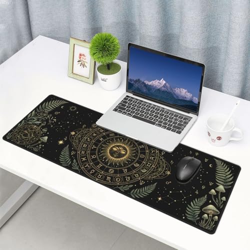 Extended Gaming Mouse Pad, Large Mouse Mat, XL Desk Pad for Keyboard and Mouse, Non-Slip Rubber Base & Stitched Edges for Gamer Office 31.5x11.8 in - color: 11
