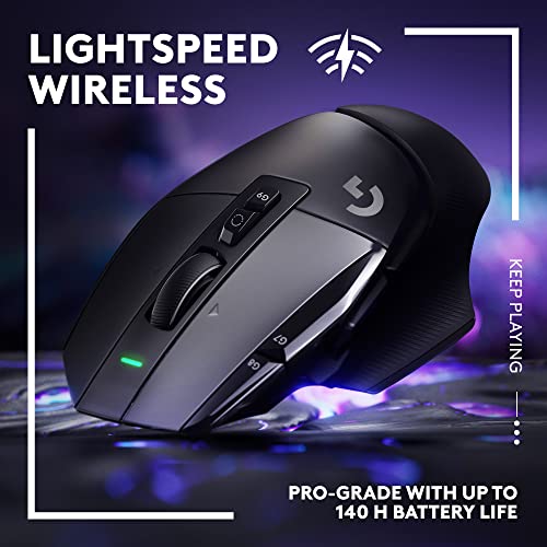 Logitech G502 X Lightspeed Wireless Gaming Mouse + G733 Lightspeed Wireless Gaming Headset - Black - color: Black, style: Wireless