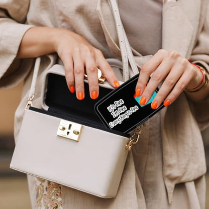 Card Holder Credit Cards Holder for Women RFID wallet women Business Card Holder Wallet Mini Aluminum Card Wallet RFID Blocking Slim Metal Hard Card for Women, Art Dumpster - color: Art Dumpster
