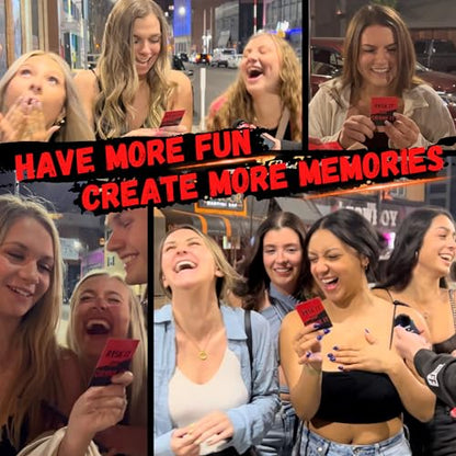| Fun Drinking Game for Adults: 150 Hilarious Dares & Risky Questions | Adult Party Games for Block Party, Pregame, College, Girls Night, Bachelorette