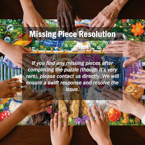 300 Piece Puzzles for Adults, Cute Dog Jigsaw Puzzle for Adults Children Elderly, Large Piece Fun Animal Puzzle for Kids Ages 8-10 10-12, Challenging Landscape Puzzles,Family Game Great Gift 20.5*15in - style: Cute Dogs Cats