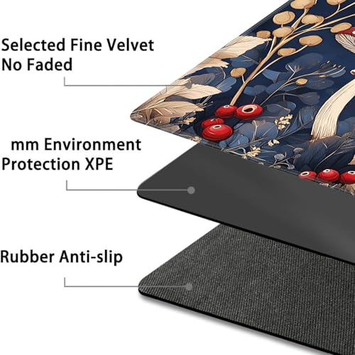 for MTG Game Playmat - 24 x 14 inches with Dices and Storage Bags, Non-Slip Base for TCG and Board Game Card Mats, Trading Card Games Mat, Red Mushroom Pattern Collectible Card Playmats - color: Jv-playmat-p7-1-d113