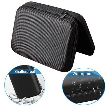 ADVcer 80 Slots Switch Game Case, Waterproof Hard Shell Nintendo Switch Game Card Holder Cartridge with Detachable Wrist Strap for SD Cards, Nintendo Switch or Switch OLED, PS Vita, PSP Games Storage
