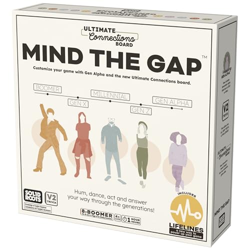 Spin Master Games, SolidRoots Mind The Gap Ultimate Connections, Amazon Exclusive, Trivia for Generations, Family Game Night, 4+ Players, Stocking Stuffer Gift Ideas for Ages 8 & Up