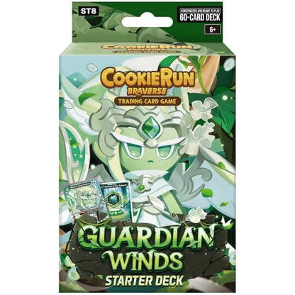 CookieRun TCG: Starter Deck - Guardian Winds - Green Legendary Cookie Wind Archer, Ready-to-Play Character Deck, Braverse Trading Card Battle Game - color: Green