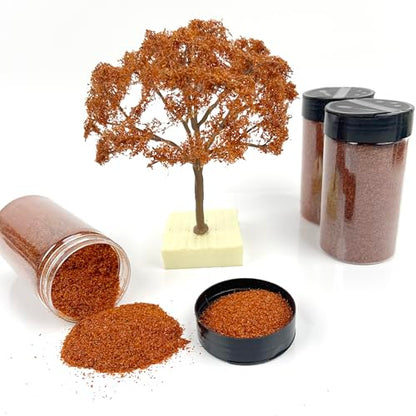 Multicolor Leaf Model - 300ml Miniature Scenery Material for Train Railway, Diorama, Car Scene & Scale Landscape Layouts (Golden Yellow) - color: Golden Yellow