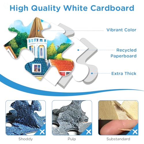 Jigsaw Puzzles 300 Pieces for Adults Sea Seagull 300 Piece Puzzles for Kid | Building Puzzle for Kids Ages 8-10 10-12,Recycled Paper Puzzle 300 Pieces,Home Decors Family Challenge Toys - style: Sea