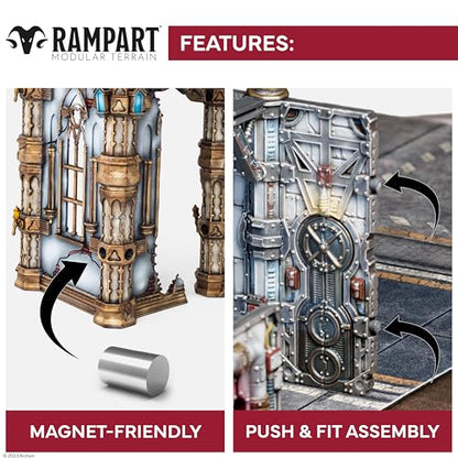 Archon Studio Rampart City Ruins Miniature Terrain Set, Modular Design, from