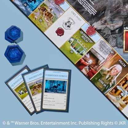 Hasbro Gaming Monopoly Harry Potter Edition Board Game | A Magical Adventure at Hogwarts | Ages 8 and Up | 2 to 6 Players | Family Games | Gifts for Kids and Adults