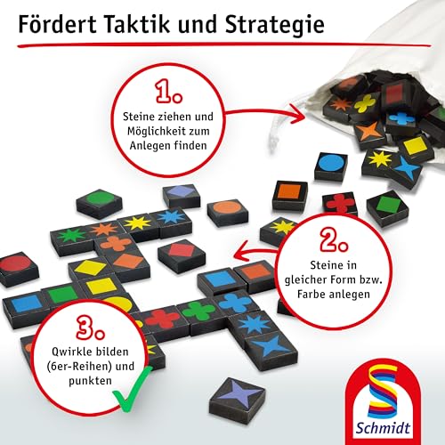 Schmidt Spiele 49014 Qwirkle, Game of the Year 2011, Family Game