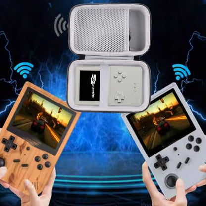 Hard Carrying Case Compatible with RG40XX V Handheld Game Console RG 40XXV,Analogue Pocket Handheld Game Console (Case Only) (Grey) - style: grey