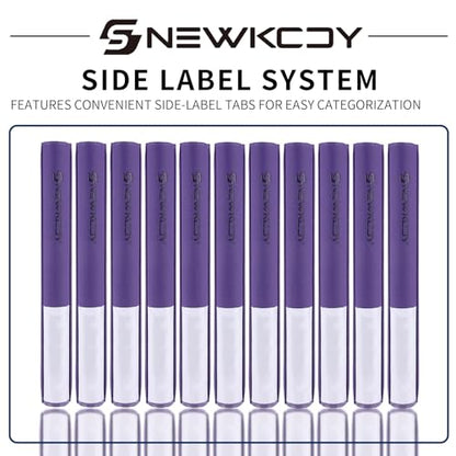 Snekdy Top loader Binder, 9 Pockets Top Loader，Holds 360 Top Loaders cards, Card binder with Sleeves for card in 3 x 4 inches color smooth Zipper PU Leather (Purple) - color: Purple