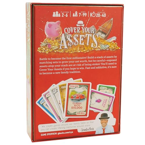 Grandpa Beck's Games Cover Your Assets Set Collection Card Game | Steal, defend, and grow valuable collections in the fast-paced family card game that keeps everyone on their toes