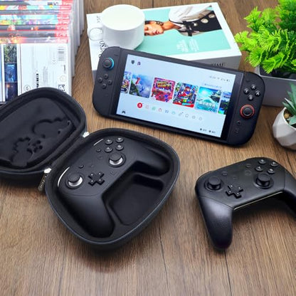 Carrying Case Compatible with Nintendo Switch 2 Pro Controller, Buttons & Joysticks Full Protection, Hard Shell Original Switch Controller Travel Storage Case, Grey - color: Grey Special Edition
