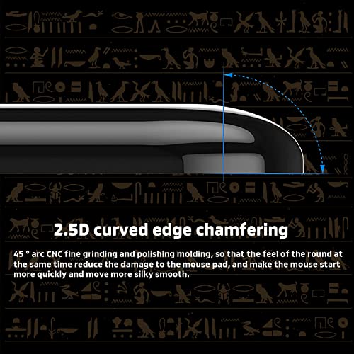 Hyekit Glass Mouse Feet for Logitech G Pro X Superlight, Ultra-Smooth | Corning Tempered Glass Construction, Precision-Milled, Reduced Friction, Enhanced Glide, Long-Lasting Performance