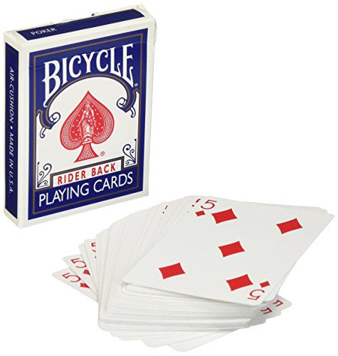 MMS Blue Bicycle Back Forcing Deck (Assorted Values, Magic Deck, Age 9+)