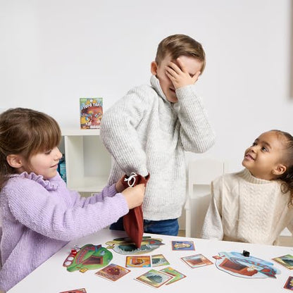 Miniland Children's Board Game, +6 Years, Coloured Gems, Boards and Bag, Strategy and Fun in Underground Adventures, Ideal for Family Play | Topo Top - color: Brown