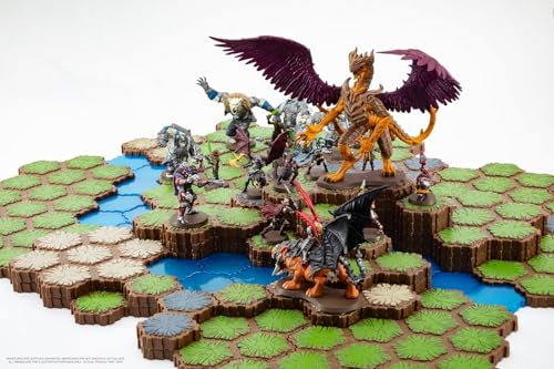 Renegade Game Studios Heroscape Age of Annihilation Master Set | Includes 20 unpainted miniatures and 74 terrain tiles, featuring 23 wall pieces and 9 scenarios for ages 14 and up