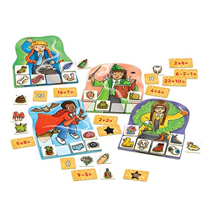 Orchard Toys Moose Games Magic Maths Game. an exciting and spellbinding Math Game. for Ages 5-7 and for 2-4 Players - style: Magic Maths