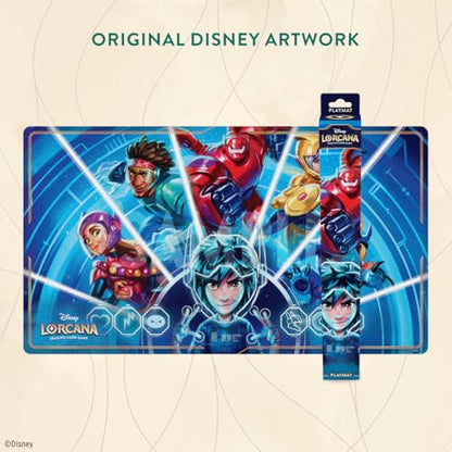 Ravensburger Disney Lorcana TCG: Archazia's Island Playmat Featuring Big Hero 6 - We Could Be Immortals | Protects Cards | Versatile Game, Desk, or Mouse Pad | Durable Non-Slip Surface | Ages 8+