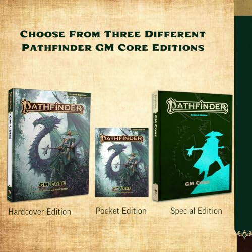 Pathfinder GM Core (P2) - Second Edition Remaster Game Master Rulebook 336 Pages with Monster Creation & Magic Items