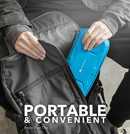 Mumba Carrying Case for Nintendo Switch OLED/Switch 1/Switch Lite, [Standard Version] Protective Travel Carry Case Pouch for Nintendo Switch Console & Accessories (Blue) - color: Blue