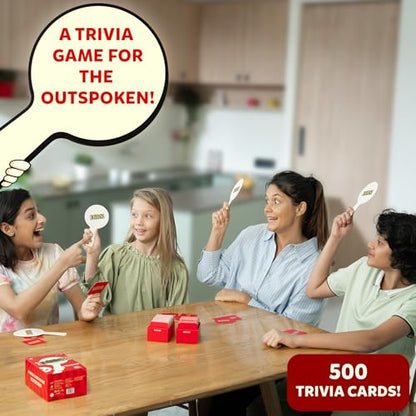 Skillmatics Card Game - DIBS, Fast-Paced Trivia Game, Fun & Educational Game for Family, Friends, and Parties, Quick Thinking, 10 Categories, Gifts for Kids, Teens, and Adults Ages 8, 9, 10 & Up