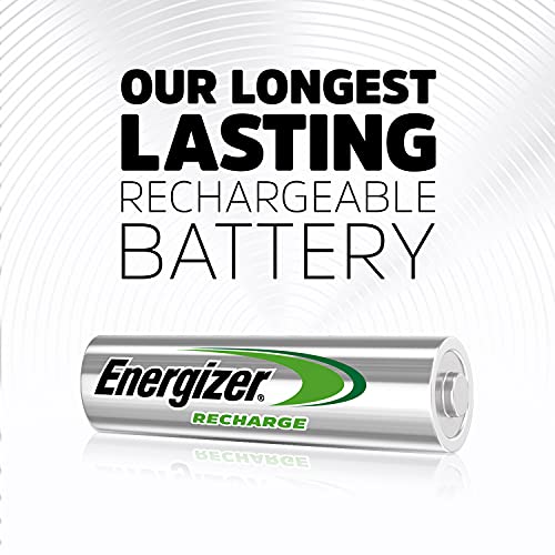 Energizer Power Plus Rechargeable AA Batteries (4 Pack), Double A Batteries - size: 4 Count (Pack of 1), style: AA