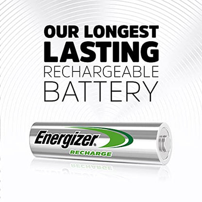 Energizer Power Plus Rechargeable AA Batteries (4 Pack), Double A Batteries - size: 4 Count (Pack of 1), style: AA