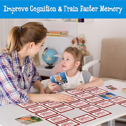 80 PCS Daily Items Matching Game, 40 Designs Everyday Objects Memory Cards Engaging Picture Match Game, Educational Learning Toys Enhance Memory & Matching Skills for Kids Ages 3 and Up - style: Daily Items