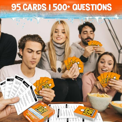 Quokka Icebreaker Cards with 500+ Questions - Adults Kids Family Conversation Cards Game - Break the Ice Family Game for Kids 8-12 - Perfect for Family or Adults Game Night I Travel Version | Break the Ice Cards for Kids and Adults with 500+ Questions - P