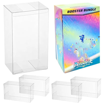 Rainmae 5PCS Protector Case for Booster Bundle(10 Bundle) Build & Battle Plastic Display Box (NOT Fit for NEW Booster), Duty Dust Resistant Protector Case with Lid Compatible with Ultimate Collectible