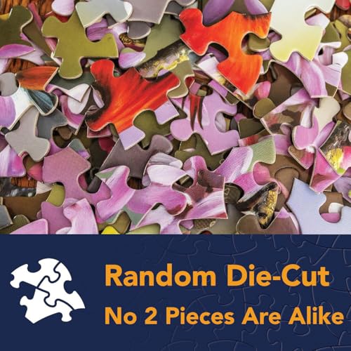 Bits and Pieces 50 Piece Puzzles for Adults - Alan Giana 3-Pack - 50 Extra Large Pieces 15" x 19" Jigsaw Puzzles, Rustic Country Scenes, No 2 Pieces Alike - size: 50 Piece Puzzles
