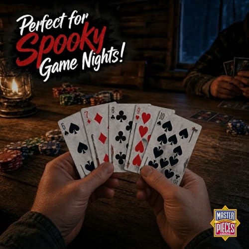 Masterpieces Friday the 13th Playing Cards - 54 Card Deck, Officially Licensed - Ages 4+ - style: Friday the 13th
