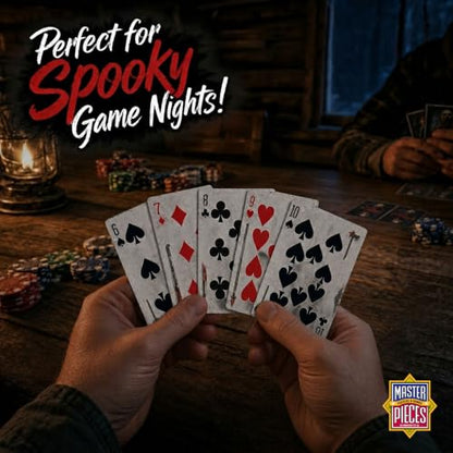Masterpieces Friday the 13th Playing Cards - 54 Card Deck, Officially Licensed - Ages 4+ - style: Friday the 13th
