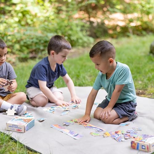 Melissa & Doug National Parks Yellowstone & Grand Canyon 24pc Jigsaw Puzzle Bundle for Boys and Girls Ages 3+