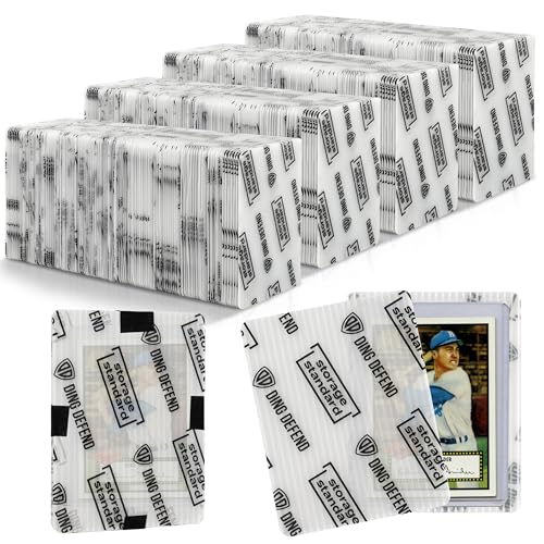 Trading Card Shipping Protectors 510 Pack 3.5'' x 4.5'' - Premium Ultra Strong Plastic Inserts Mailers - Precut Supply Sleeves for Sports MTG Cards Packaging - Flats for Breakers - color: White - 510 Pack